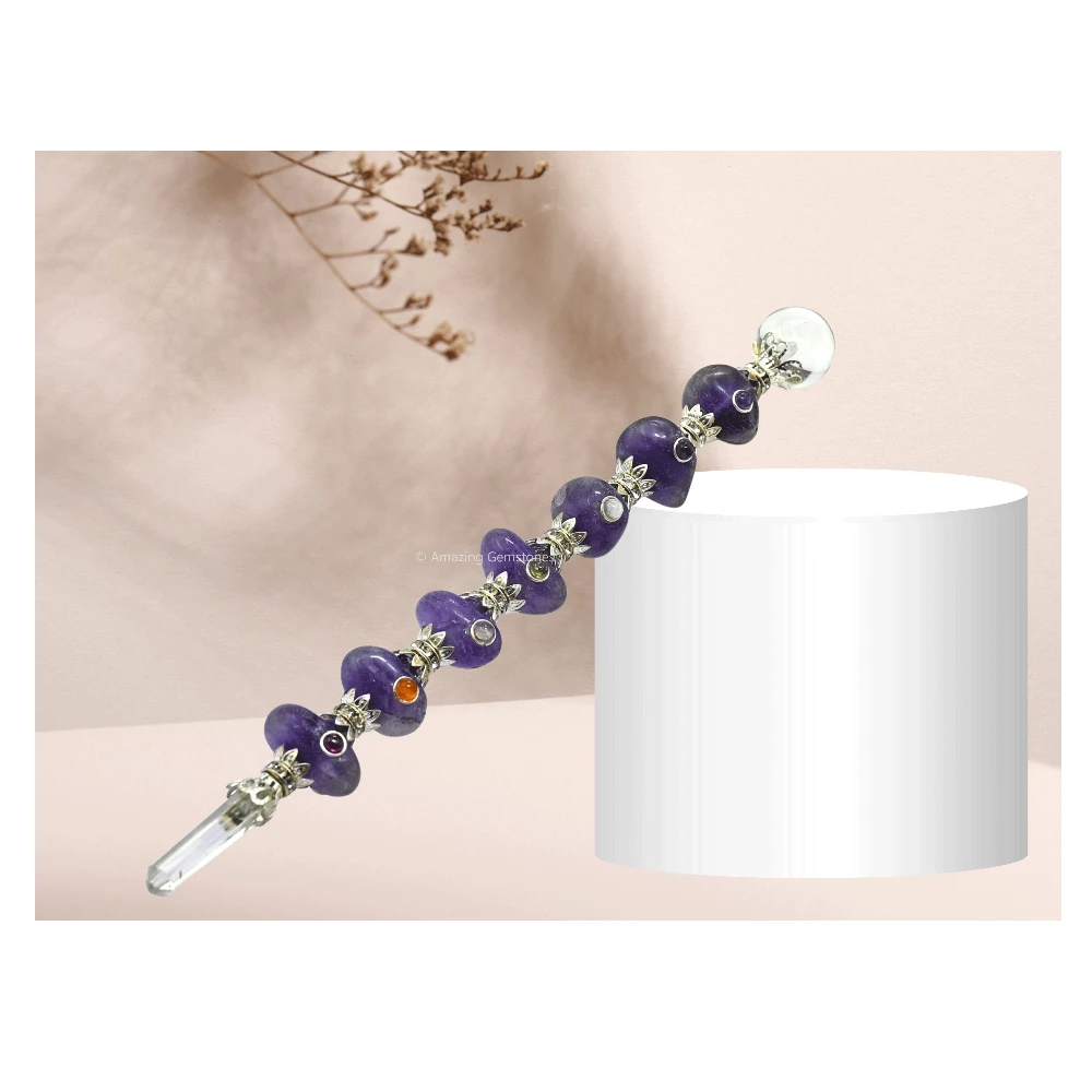 Amethyst Tumbled Healing Wand