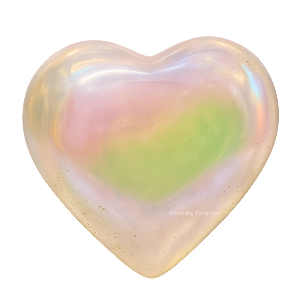 Angel Aura Quartz Heart