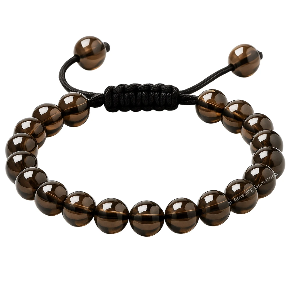 Smoky Quartz Bracelet (Adjustable)