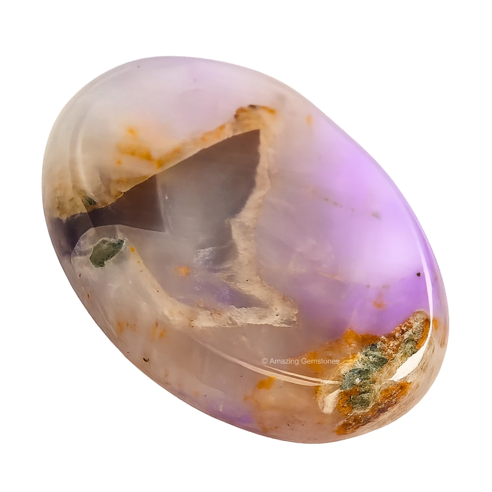 Amethyst Chevron Worry Stone