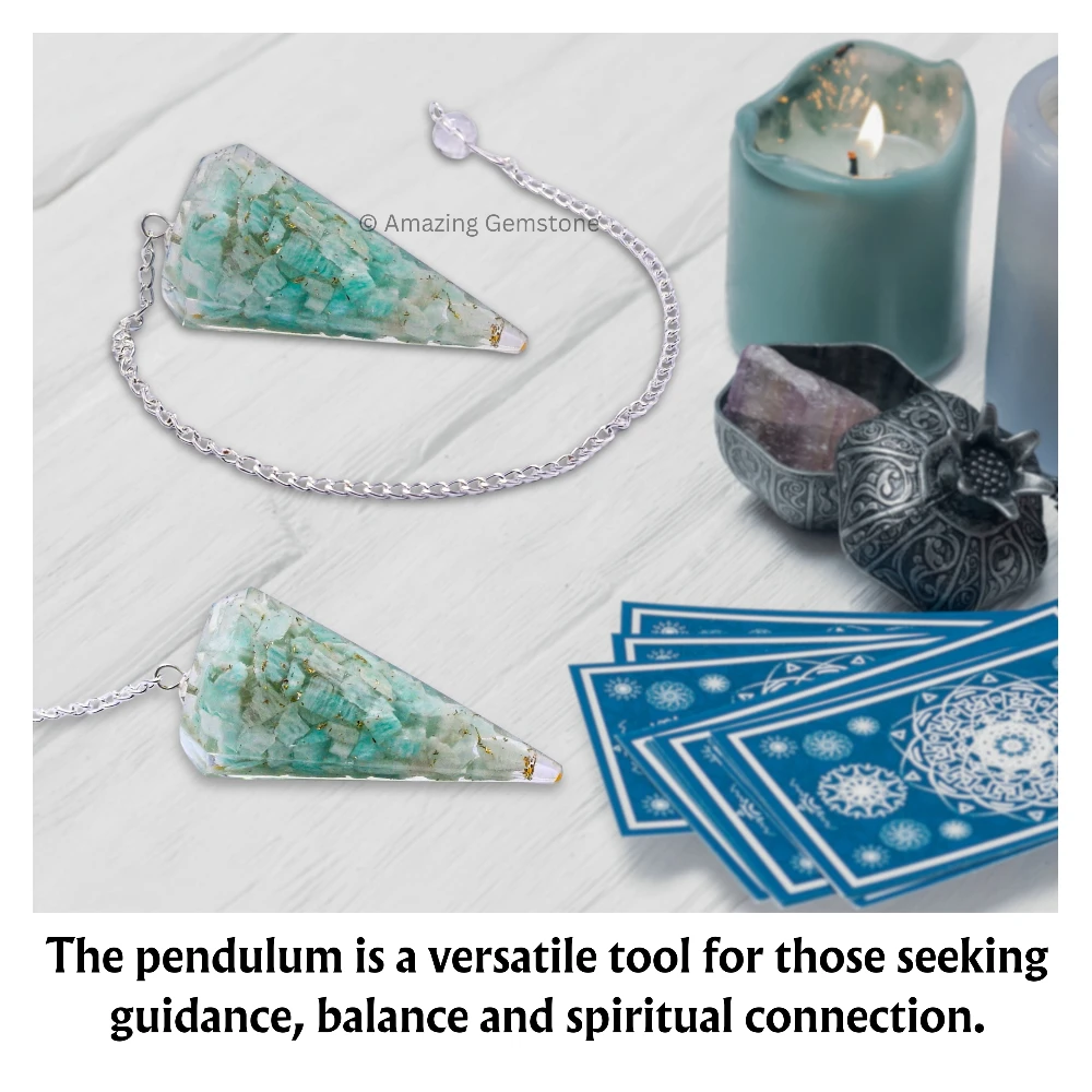 Amazonite Orgone Pendulum