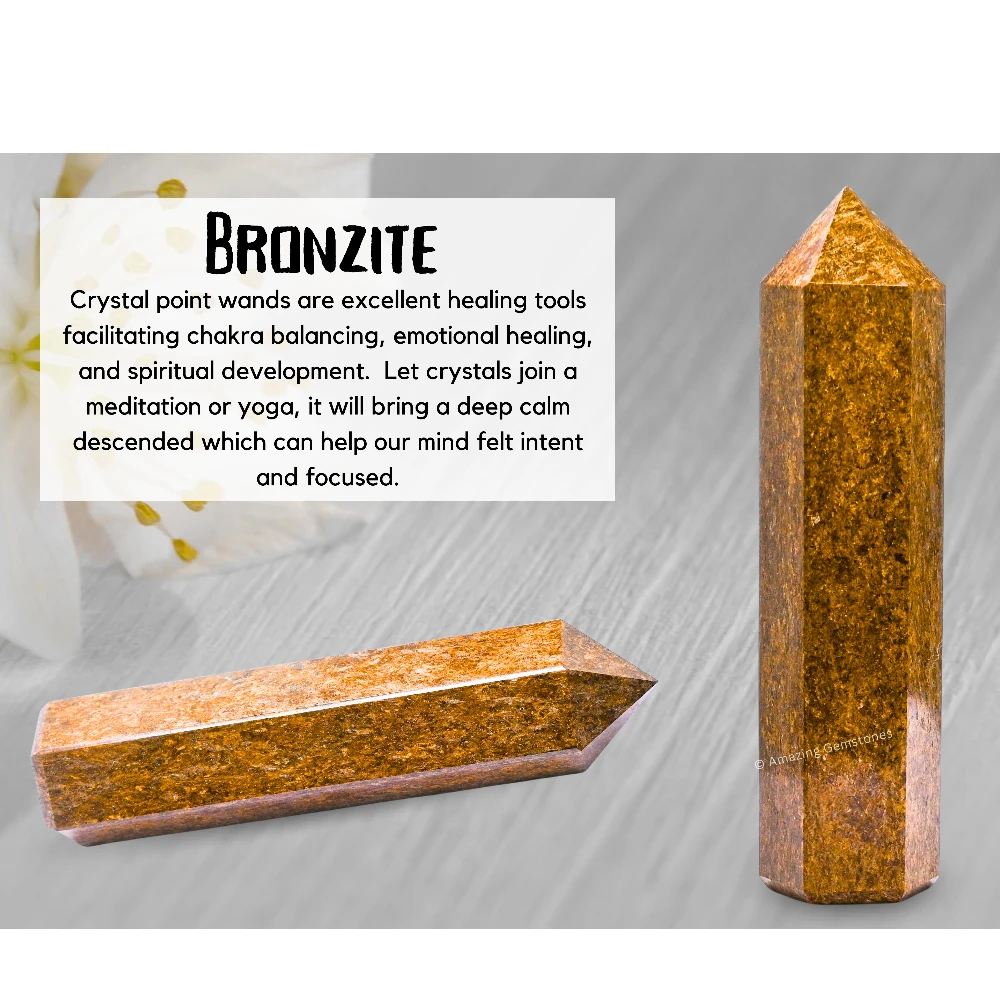 Bronzite Tower (5.5" to 6" Inch)