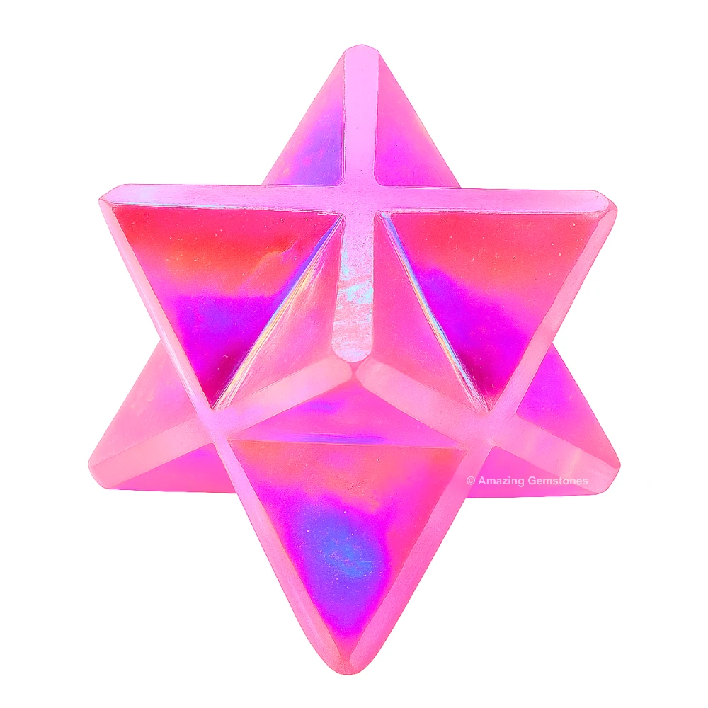 Angel Aura Rose Quartz Merkaba