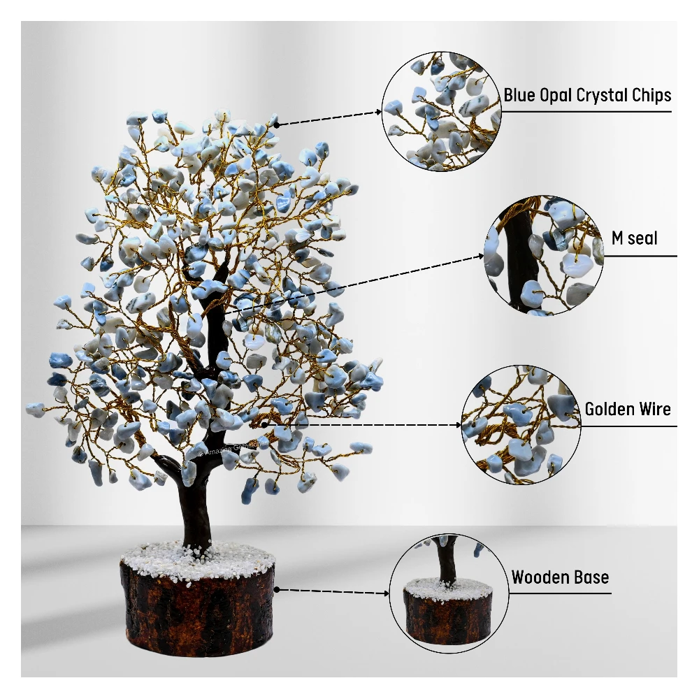Blue Opal Tree (200 Beads)