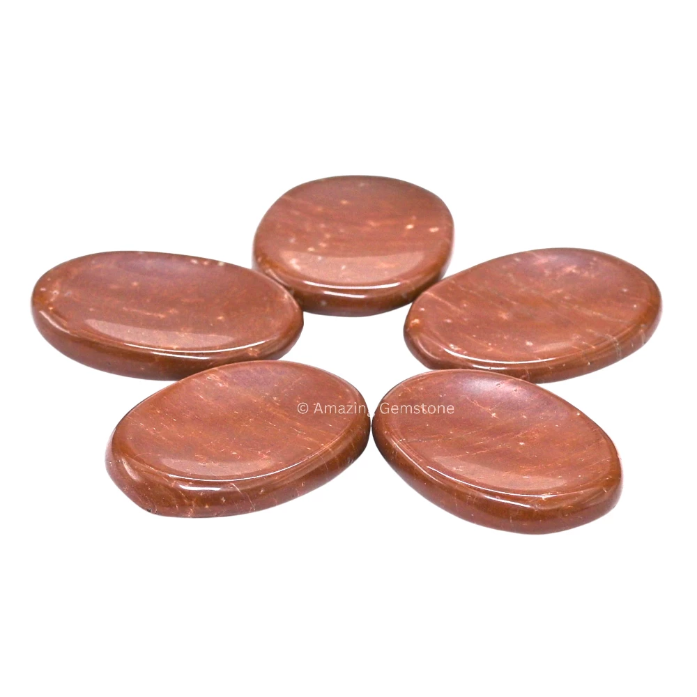 Red Jasper Worry Stone