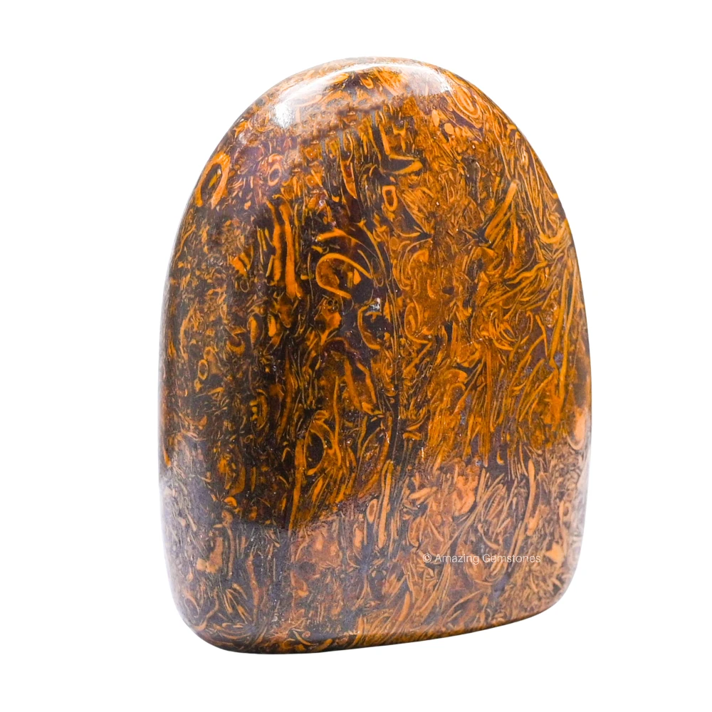 Mariyam Jasper Standing Palm Stone (Large)