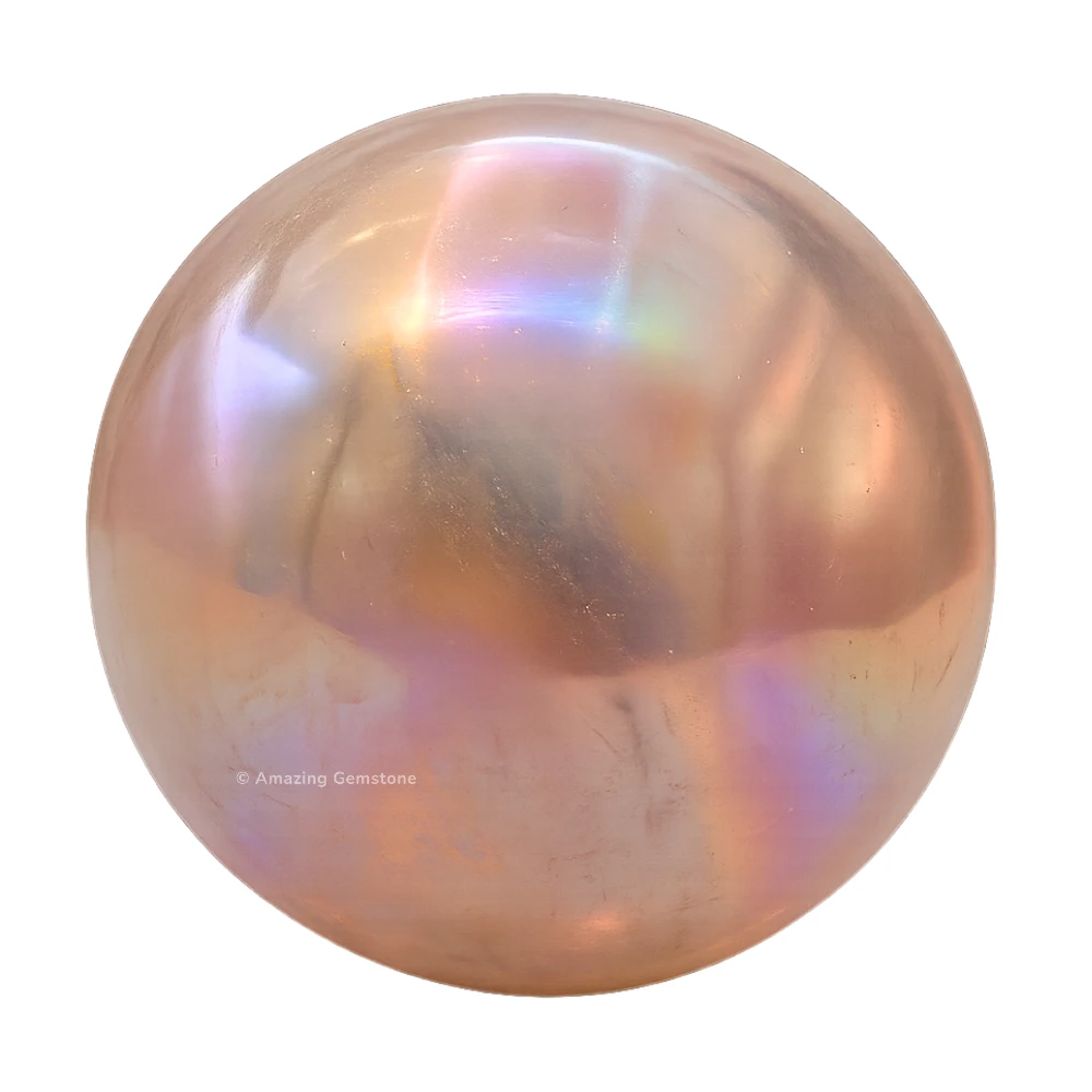 Angel Aura Rose Quartz Sphere (1.5 Inch)