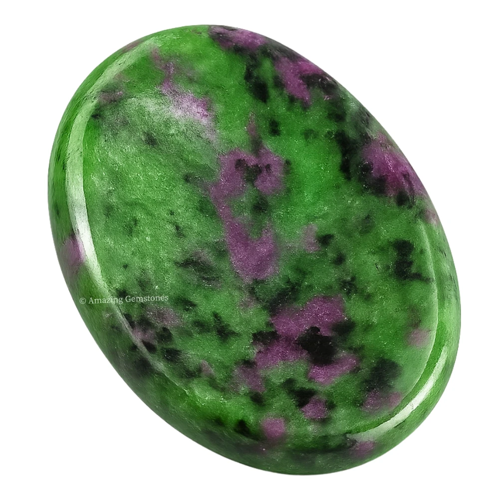Ruby Zoisite Worry Stone