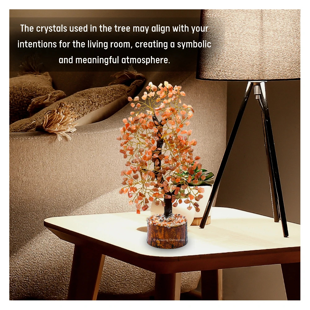 Peach Moonstone Tree (200 Beads)