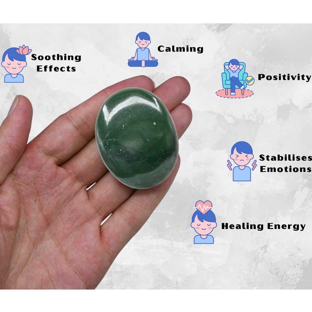 Green Aventurine Palm Stone