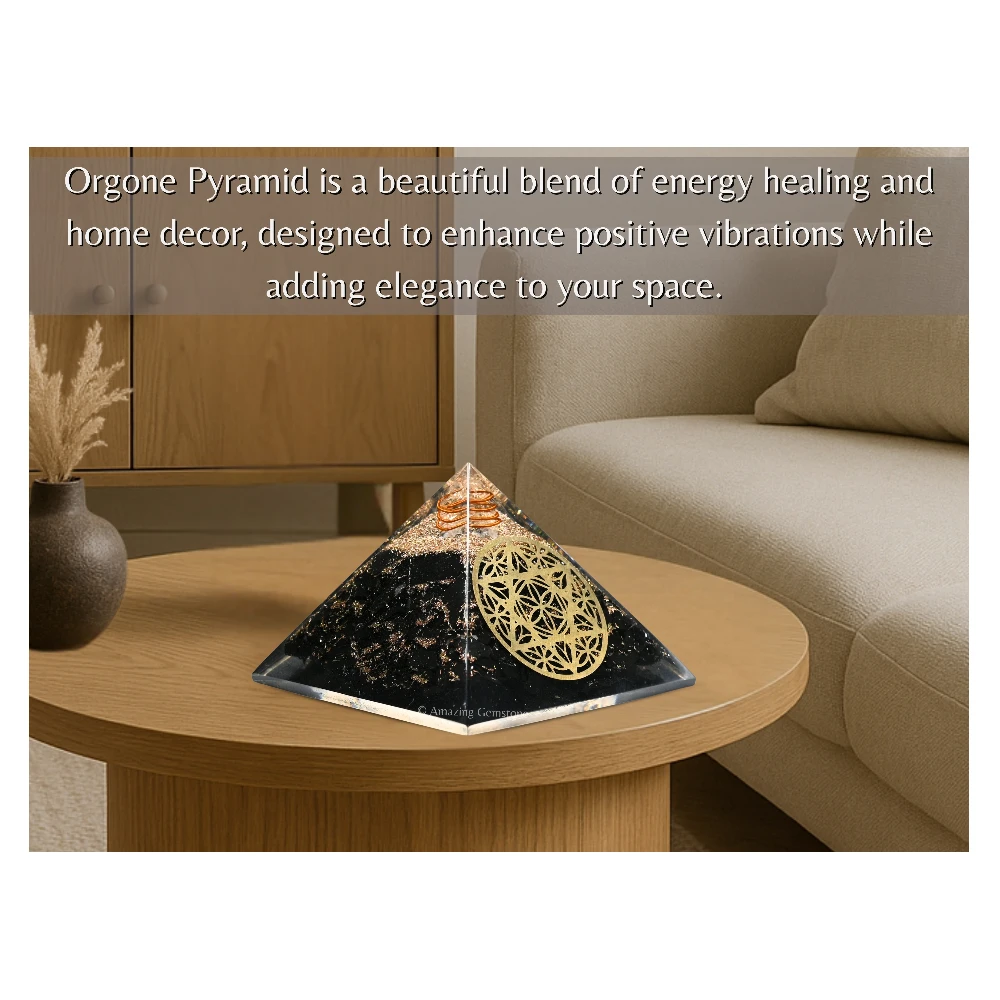 Shungite Orgone Pyramid - Star of David