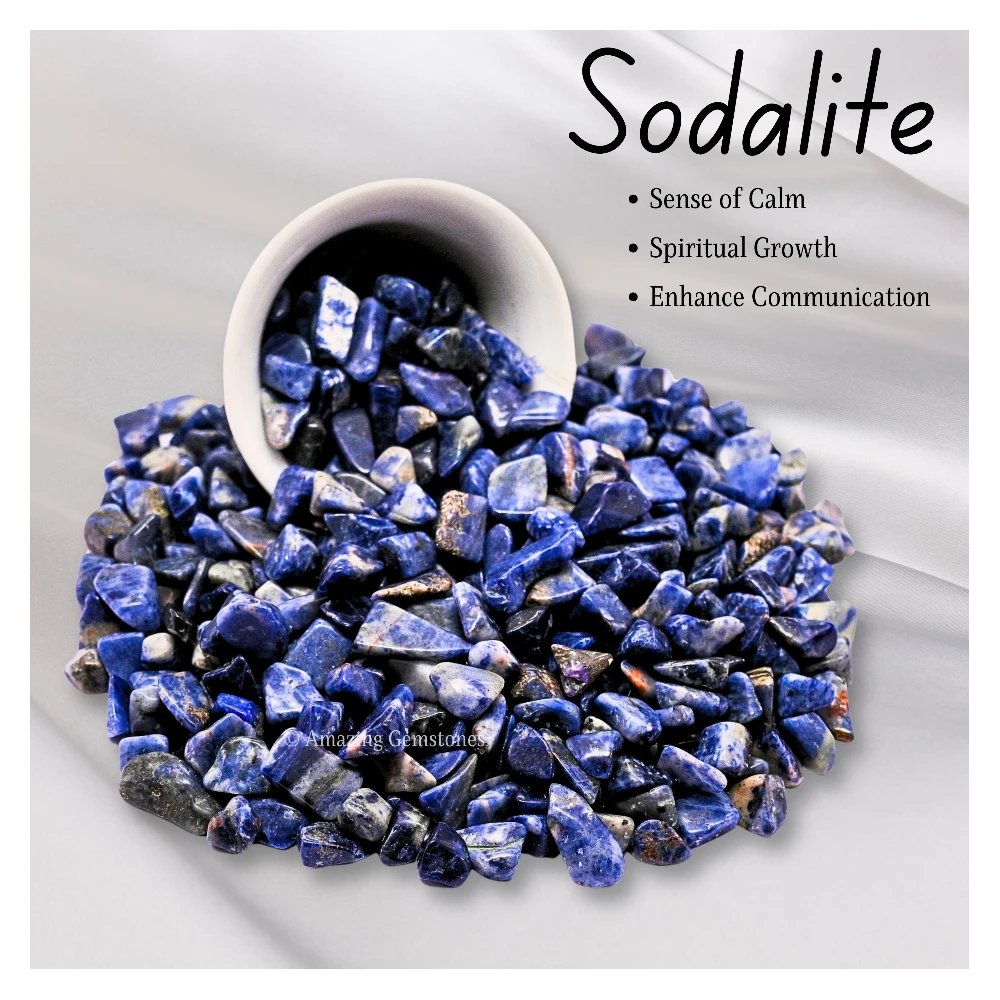Sodalite Chips (1LB)
