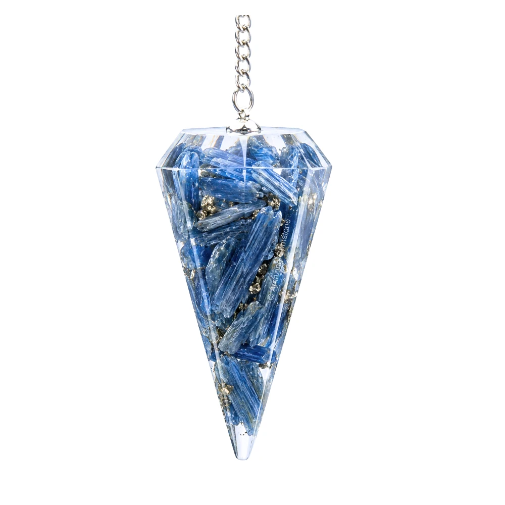 Kyanite Orgone Pendulum
