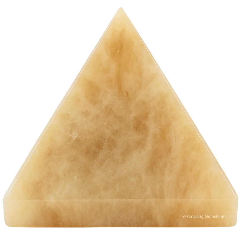 Cream Moonstone Pyramid (1 Inch)
