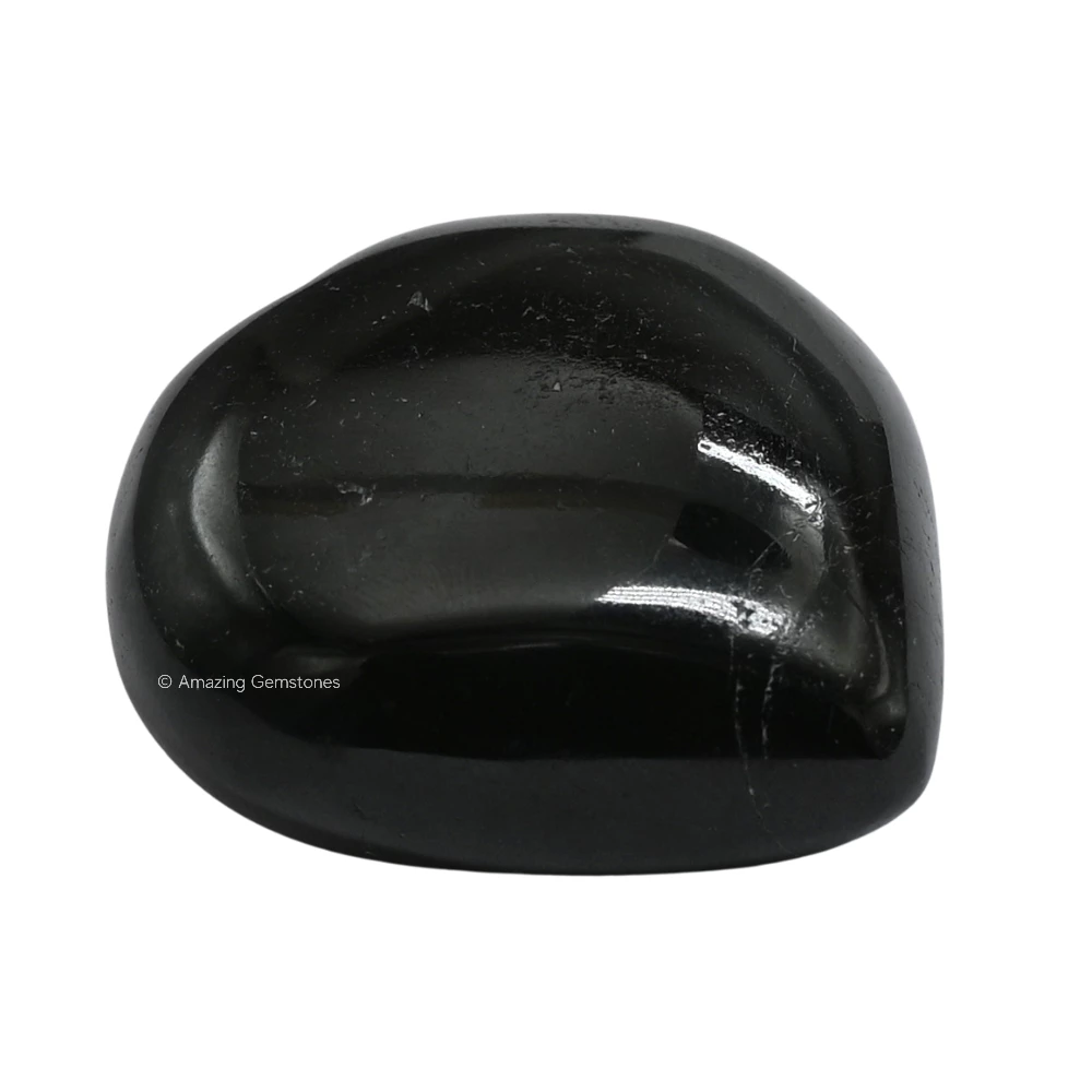 Natural Black Tourmaline Heart