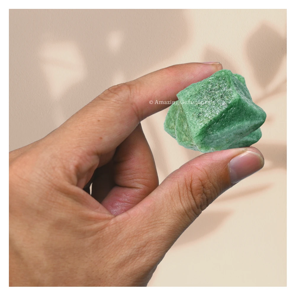 Green Aventurine Raw Crystals (1 LB)