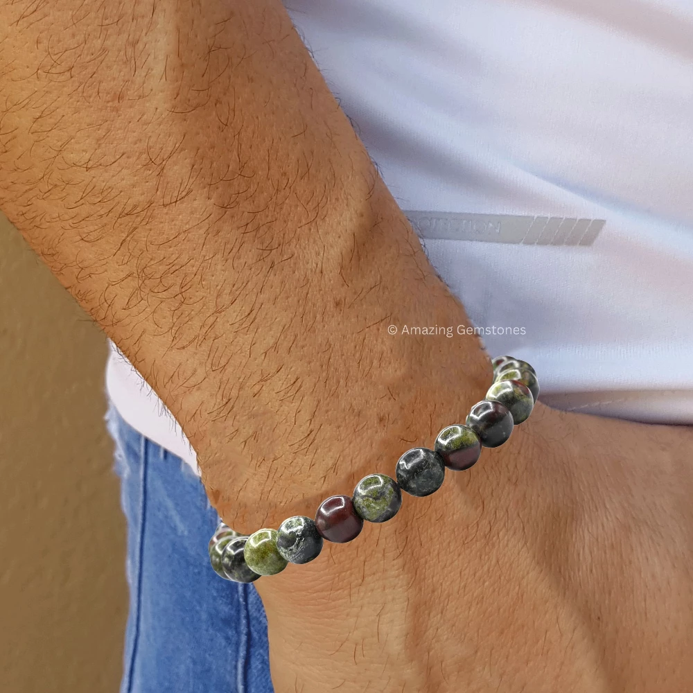 Dragon Bloodstone Bracelet (Adjustable)