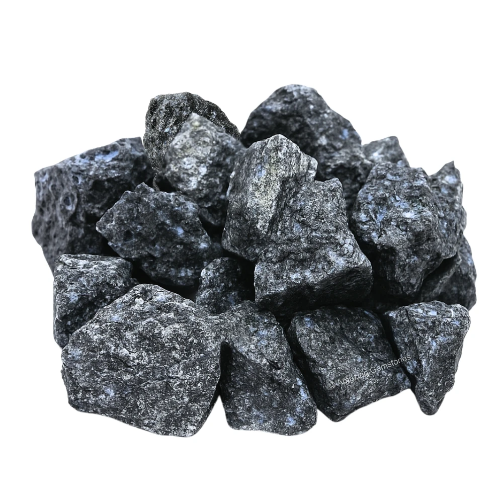 Larvikite Raw Crystals (2 Pieces)