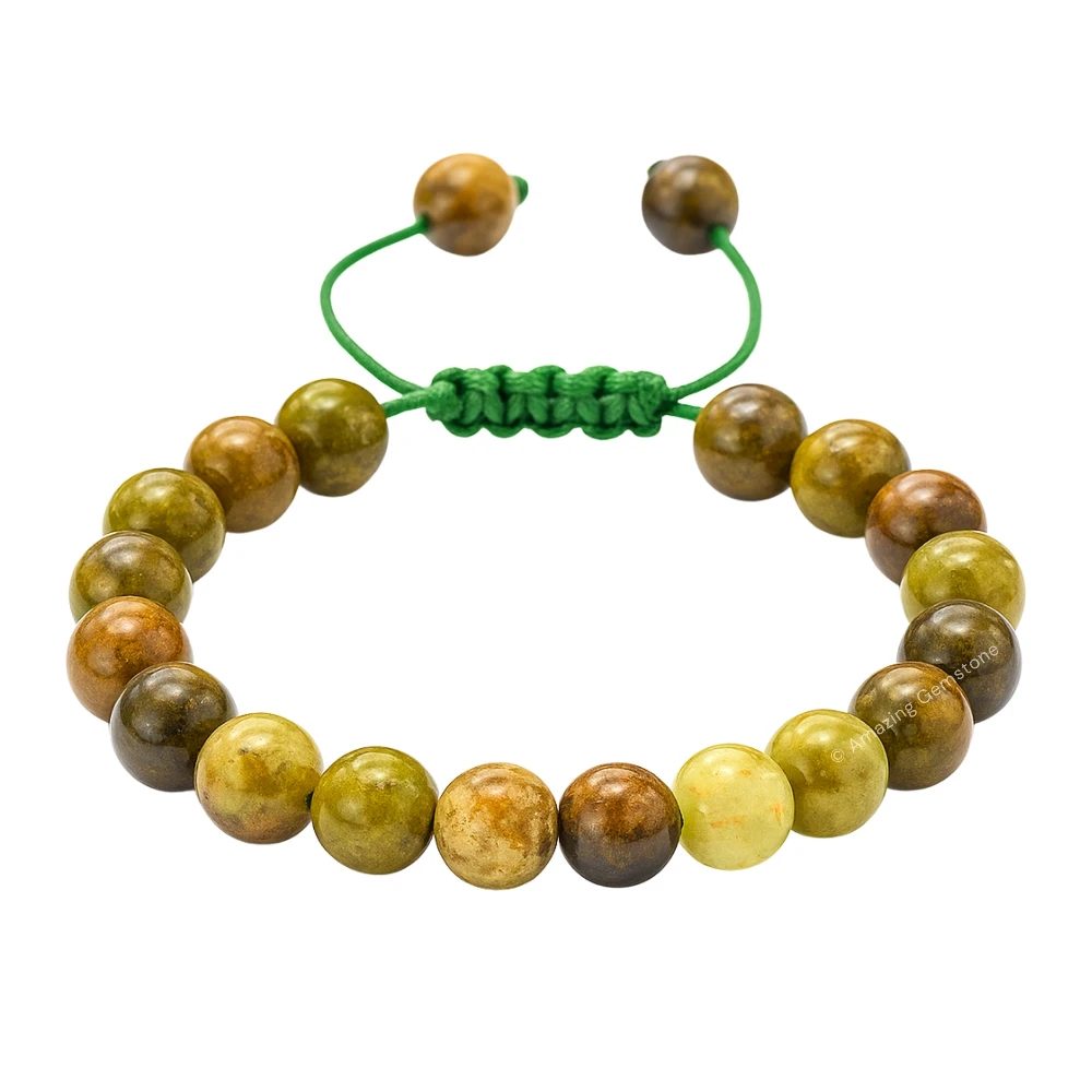 Grossular Green Garnet Bracelet (Adjustable)