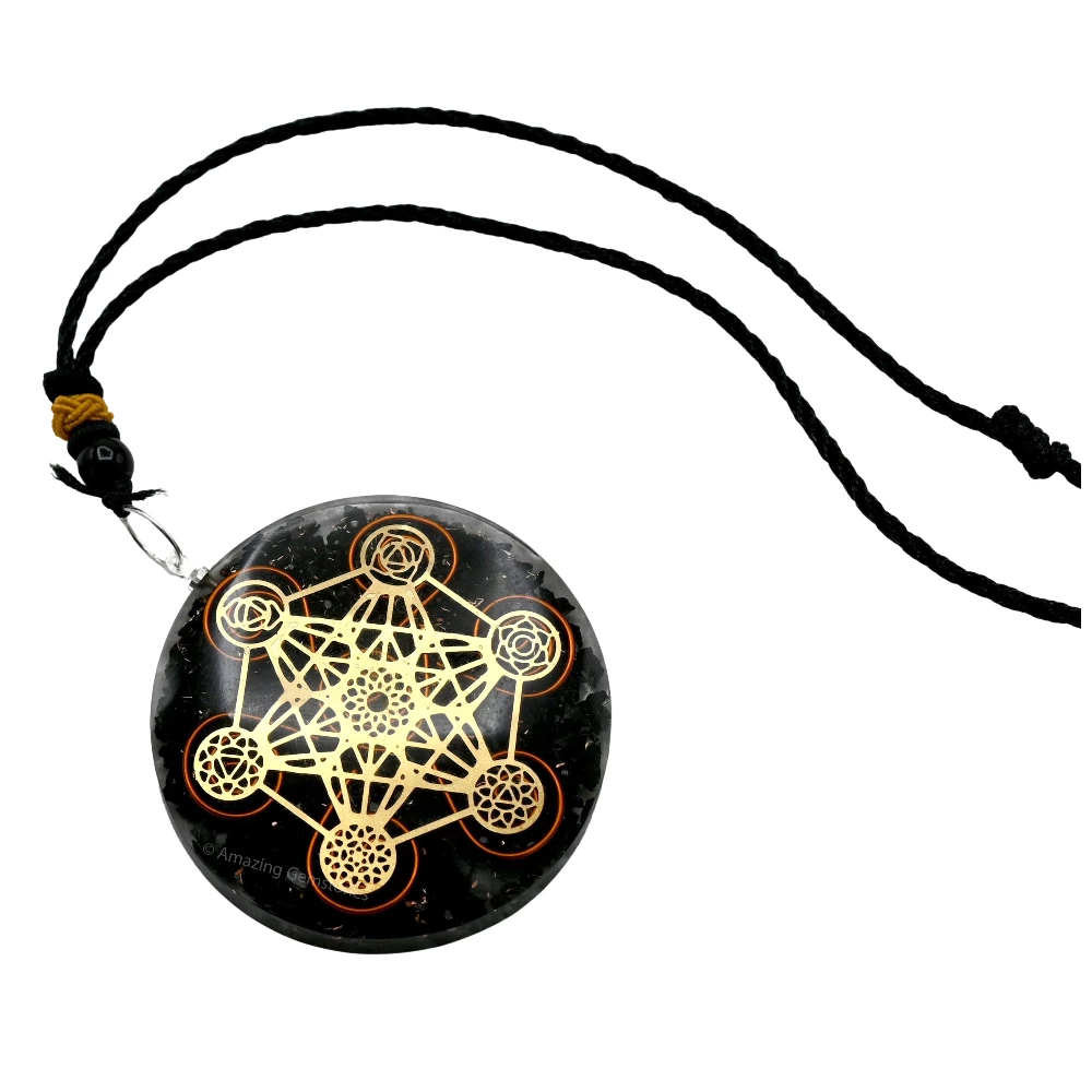 Shungite Orgone Necklace - Metatron Chakra