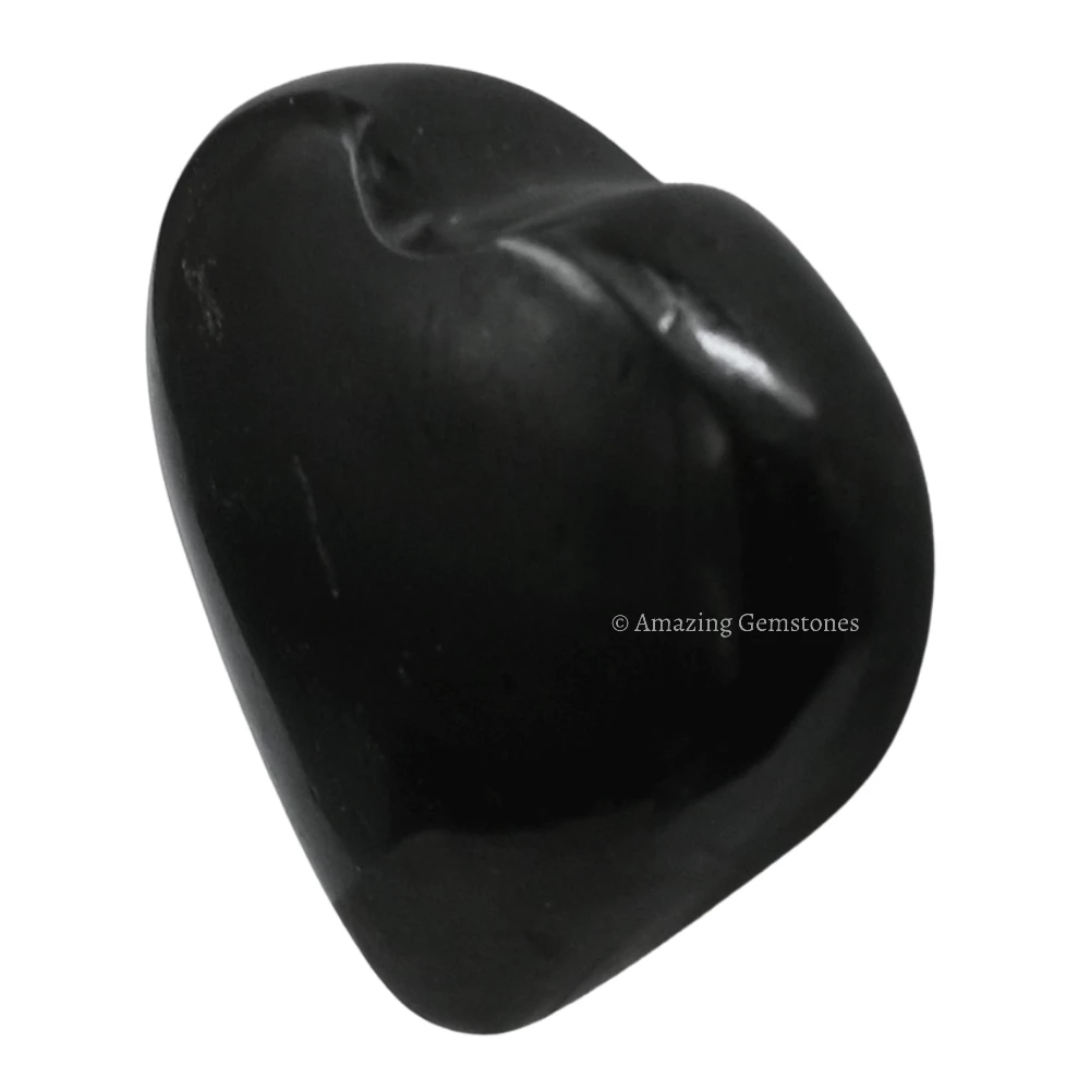 Black Tourmaline Heart