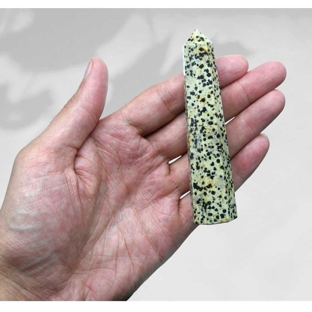 Dalmatian Jasper Tower (3" to 4" INCH)