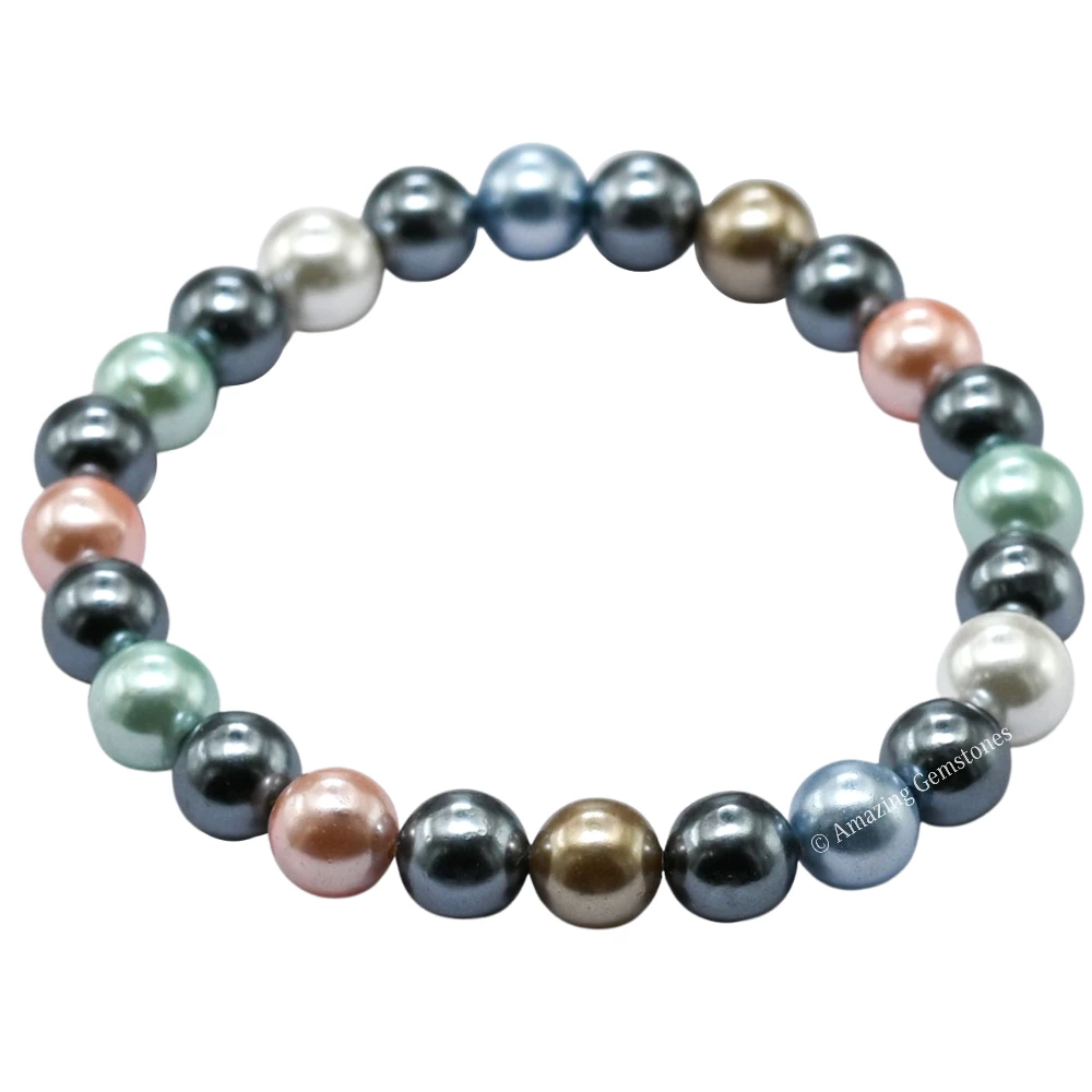 Multi Pearl Bracelet (Strechable)