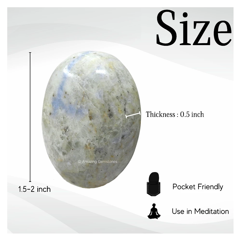 Hackmanite Palm Stone