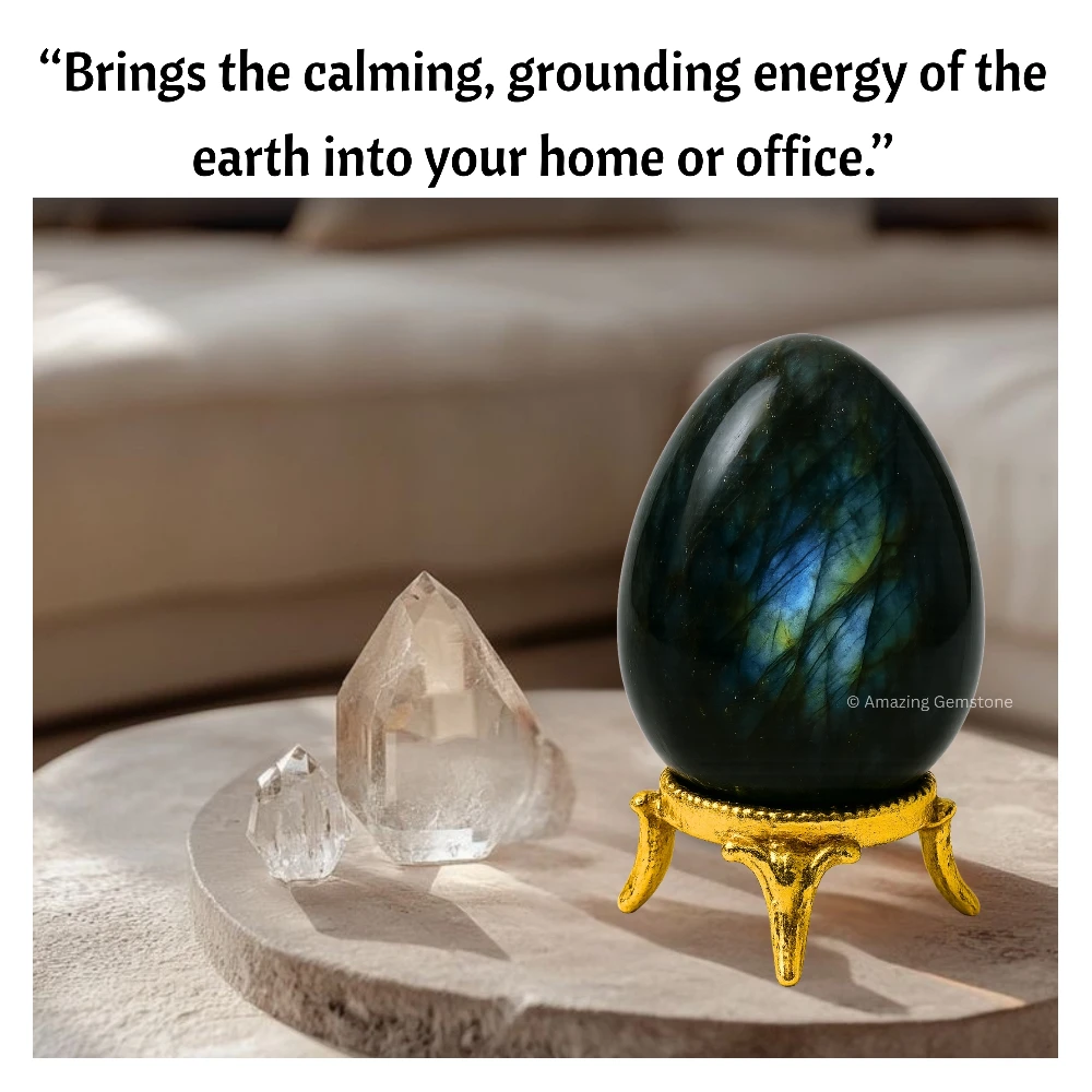 Labradorite Crystal Egg Stone