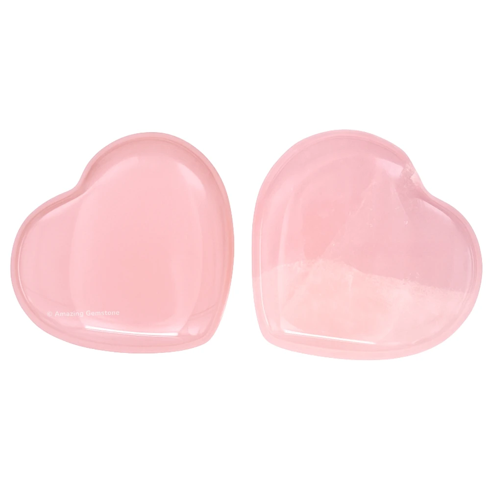 Rose Quartz Heart (Pack of 2)