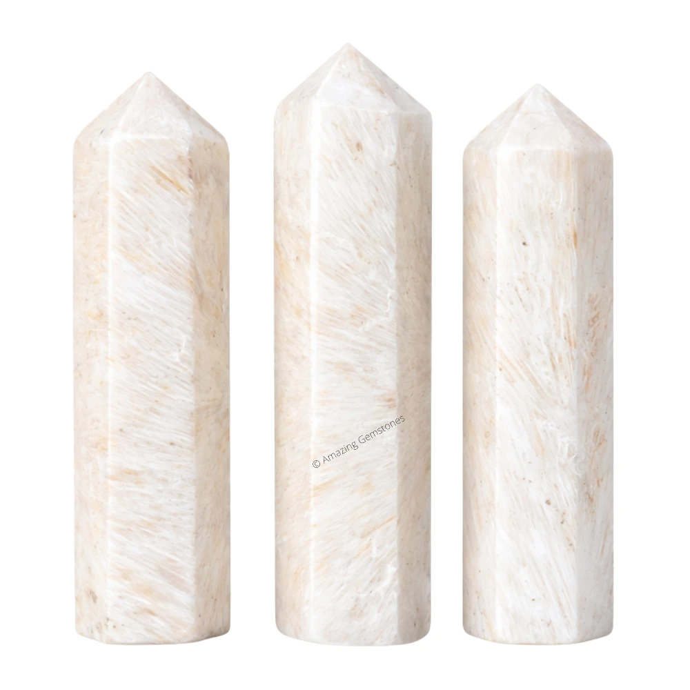 Scolecite Pencil Points (Set of 50)