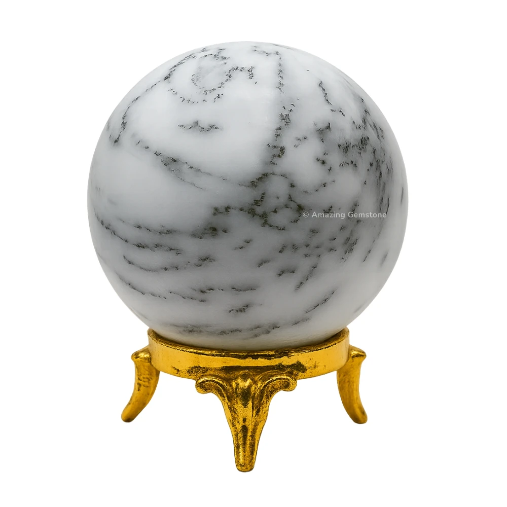Dendrite Opal Sphere (1.5 Inch)