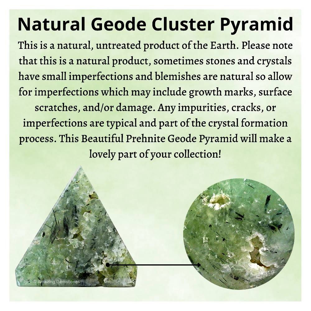 Prehnite Pyramid (1.5 Inch)