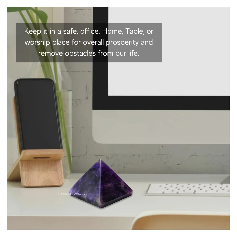 Amethyst Pyramid (1.5 Inch)