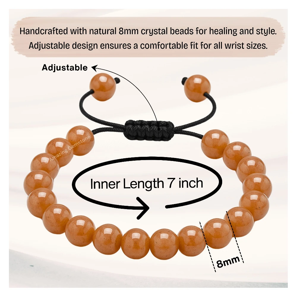 Sunstone Bracelet (Adjustable)