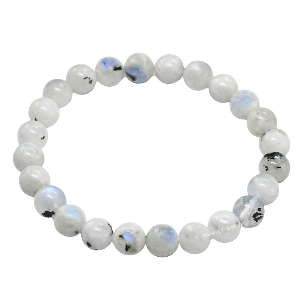 Rainbow Moonstone Bracelet (Strechable)