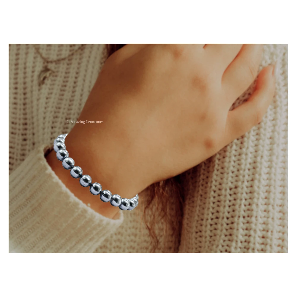 Black Pearl Bracelet (Adjustable)
