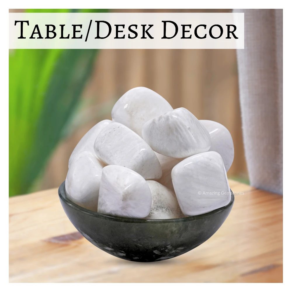 Tumbled Scolecite Crystals Stones (1000+ Carats)