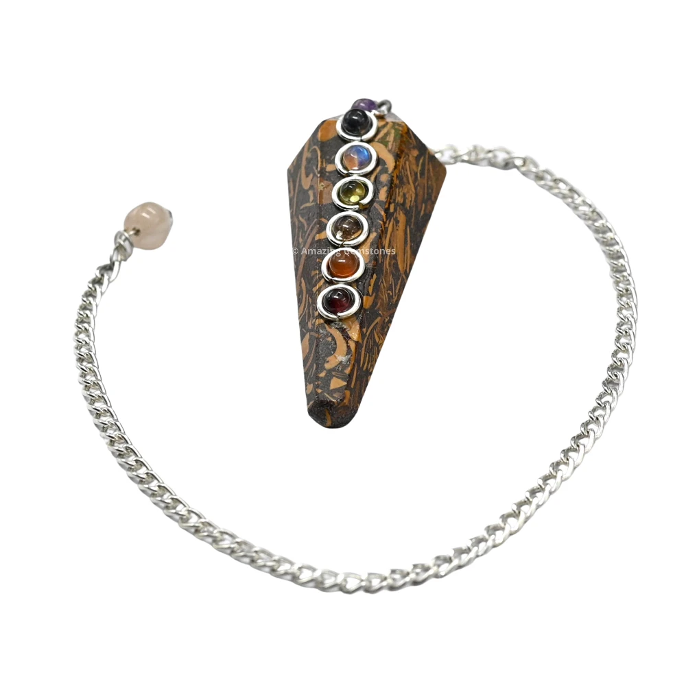 Mariyam Jasper Chakra Crystal Pendulum