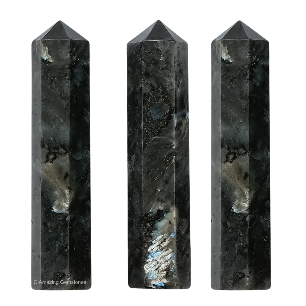 Larvikite Pencil Points (Set of 3)