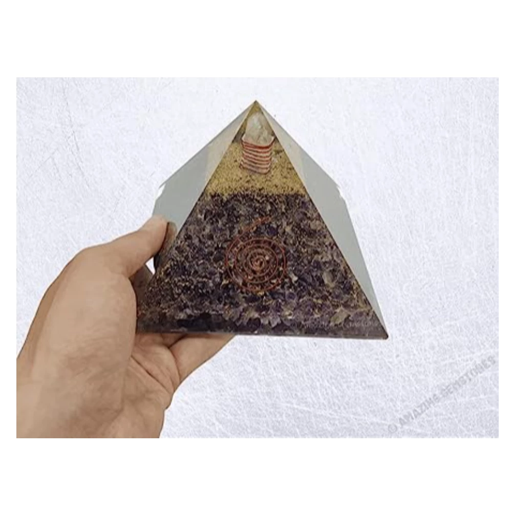 Amethyst Orgone Pyramid (Extra Large)