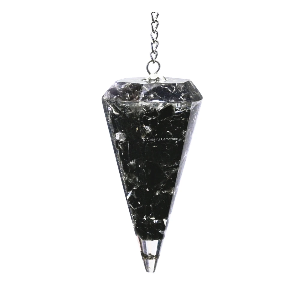 Black Obsidian Orgone Pendulum