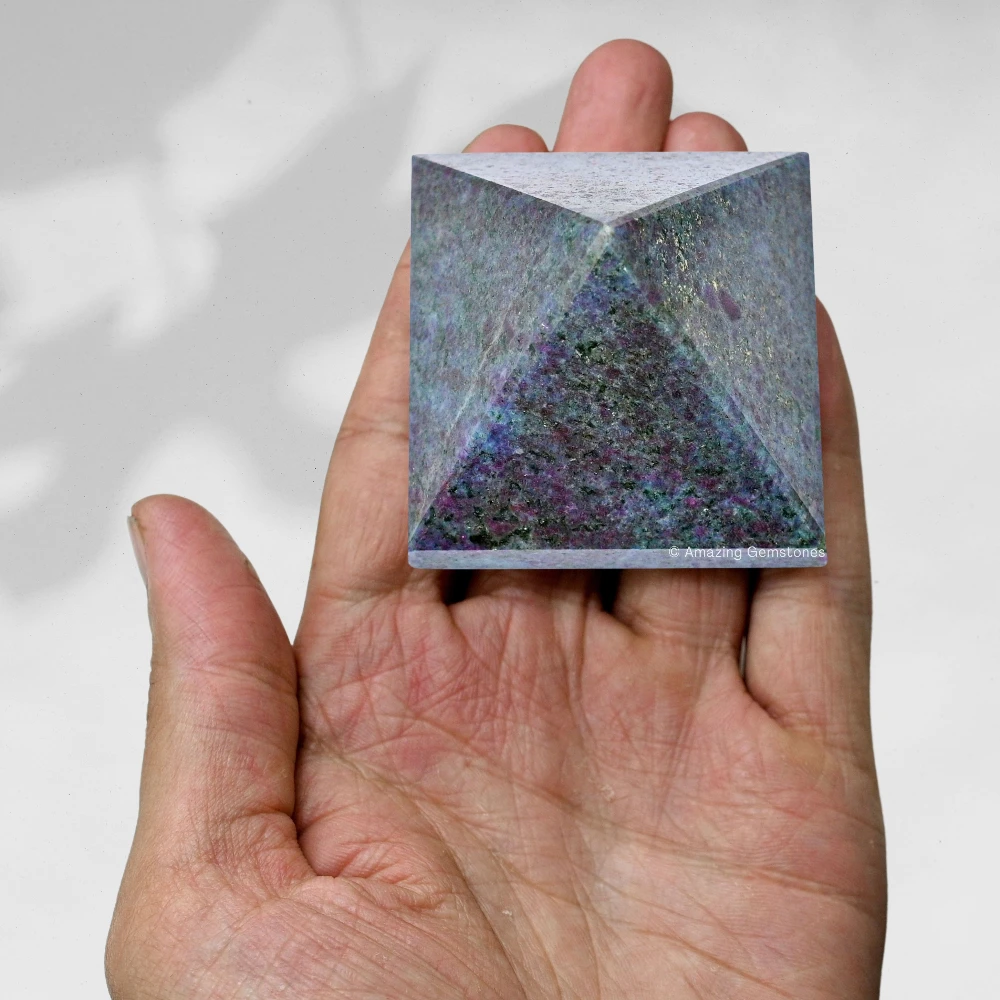 Ruby Kyanite Pyramid (2 Inch)