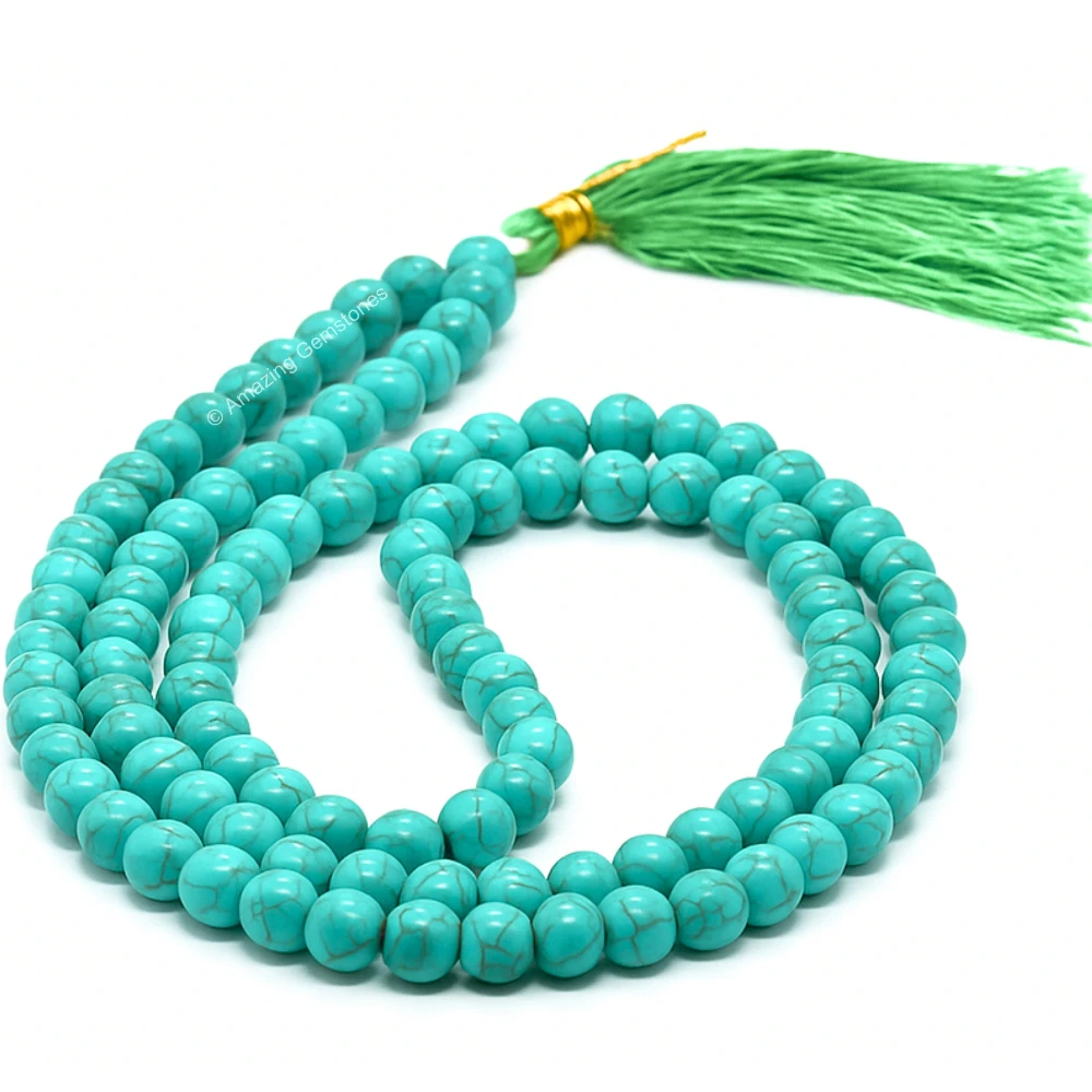 Turquoise Mala (Without Knot)