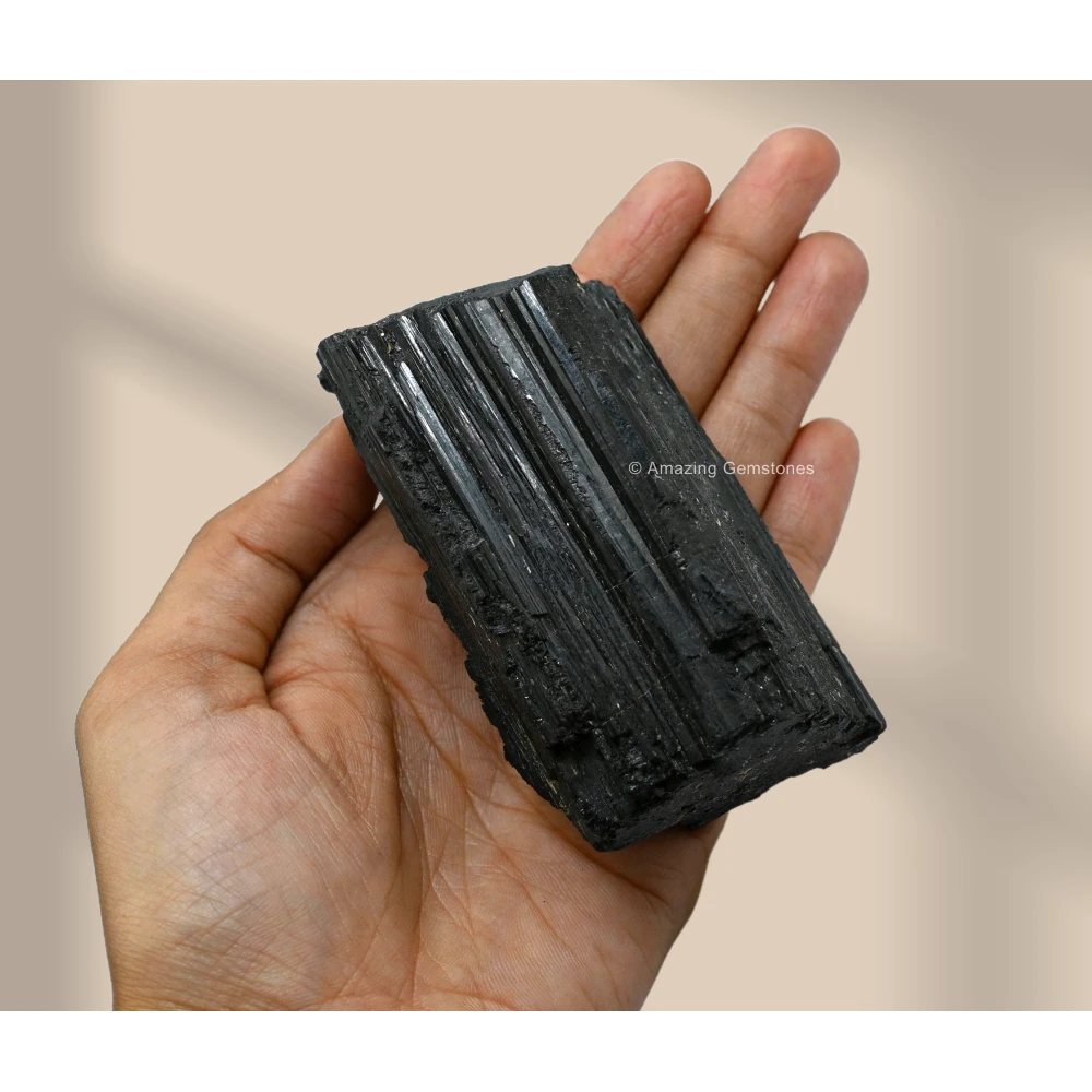 Black Tourmaline Rough Raw Crystal (350-500 Grams)