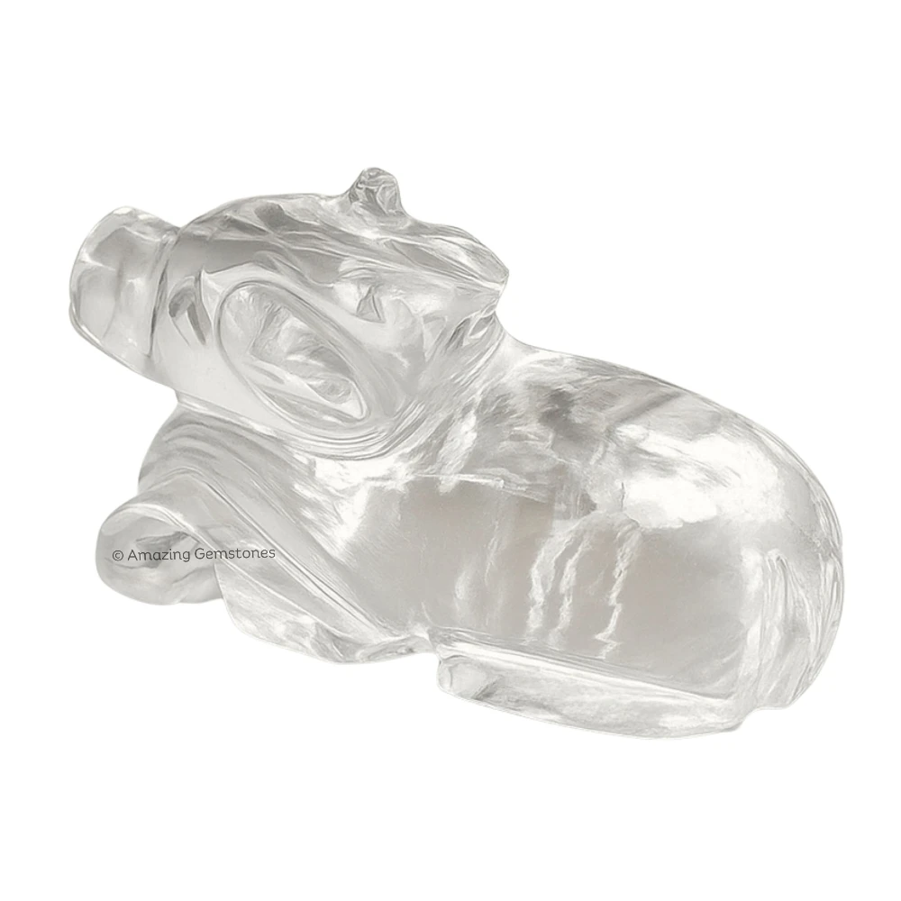 Clear Quartz Nandi (20-30 Gram)