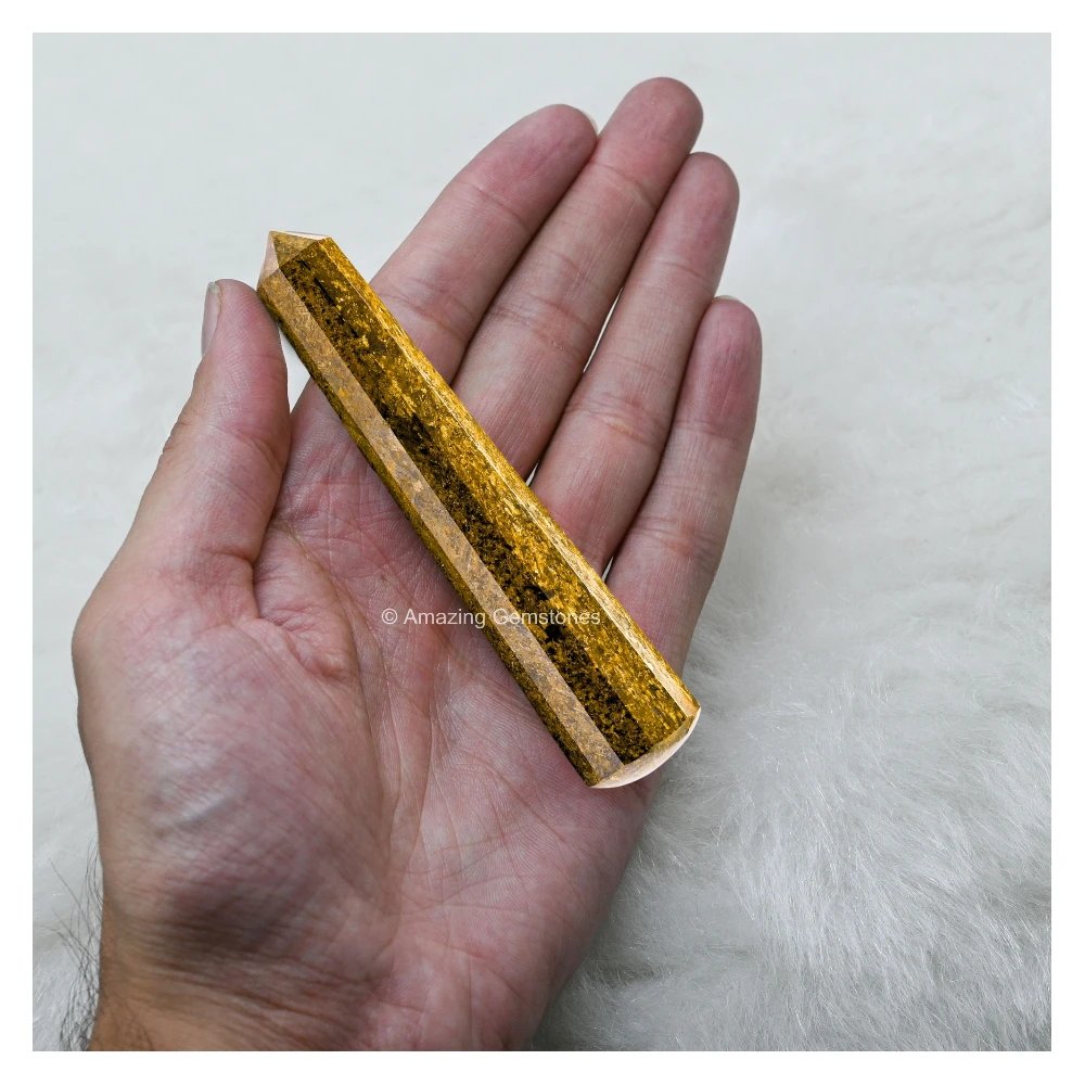 Bronzite Wand (Faceted)