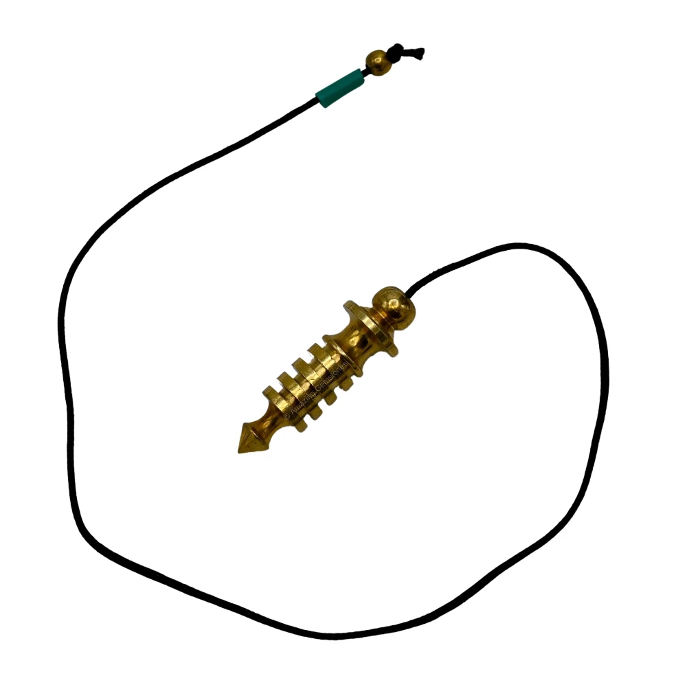 Copper Metal Pendulum - Gold ISIS 4 Ring Plate (MP37)