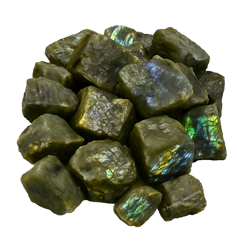 Labradorite Raw Crystals (2 Pieces)