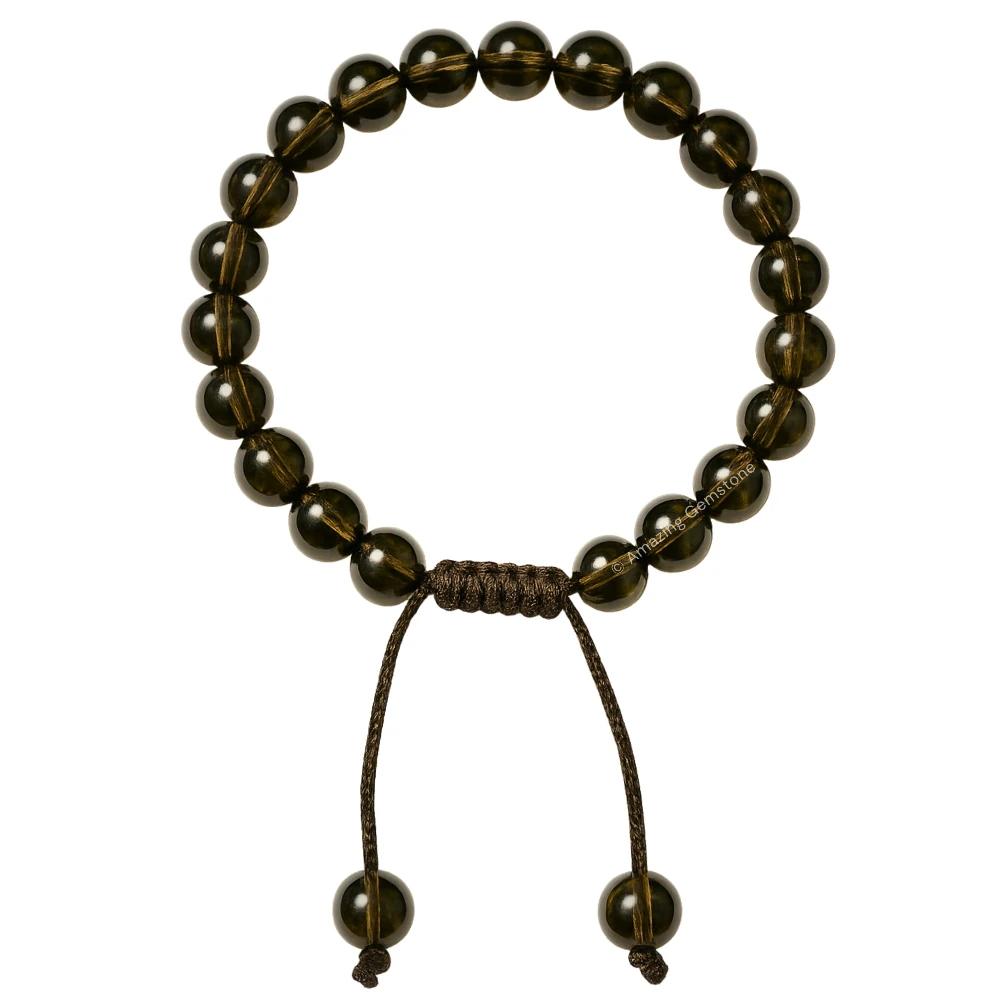 Smoky Quartz Bracelet (Adjustable)
